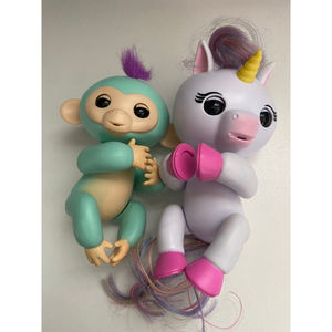 Fingerlings Unicorn and monkey - 2 pcs